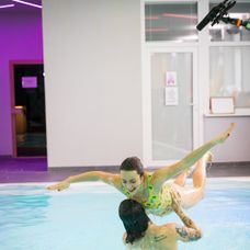 Gabika Marcinková na tréningu