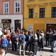 Improvizovaný koncert skupiny HEX v Starom meste