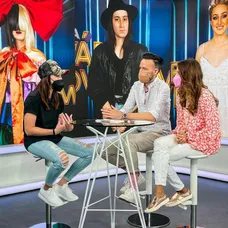 Barbora v Teleráne s Romanom a Lenkou