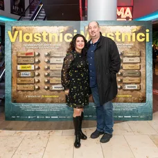 Richard Stanke na premiére filmu Vlastníci