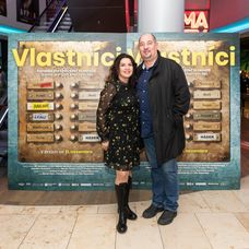 Richard Stanke na premiére filmu Vlastníci