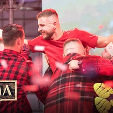 Mesutova radosť po víťazstve