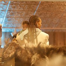 Rihanna s rodinou v Aspene