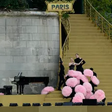 Lady Gaga na otváracom ceremoniáli na letných olympských hrách v Paríži