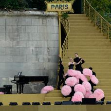 Lady Gaga na otváracom ceremoniáli na letných olympských hrách v Paríži