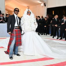 ASAP Rocky a Rihanna na Met Gala 2023