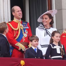 Princ a princezná z Walesu na Trooping the Colour