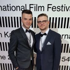 David Grich a Boris Pršo na Medzinárodnom filmovom festivale v Karlových Varoch