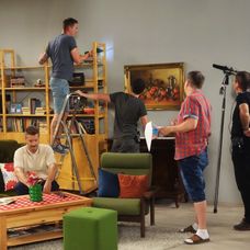 Príprava scény pred Lászlovým heroickým vŕtaním