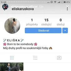 Nepravý Eliškin profil