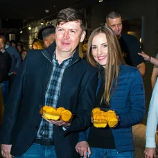 Andrej Bičan s priateľkou Miškou