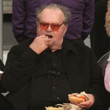 Jack Nicholson si rád dopraje, Nielen jedlo ...