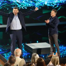 Rudo Kučák s Marošom Molnárom po poslednom vážení