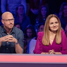 Zuzana Kubovčíková Šebová pri premiére v Dobre vedieť!