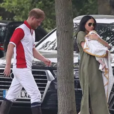 Meghan so synom Archiem prvýkrát na verejnsoti. 