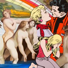 Tenistka Naomi Osaková reaguje v 3. kole Australian Open 2020.