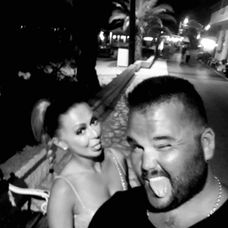 Božka a Števo na Korfu.