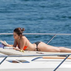 Selena Gomez na jachte v Sydney