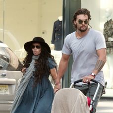 Lisa Bonet a Jason Momoa a dcérkou.