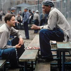 Tim Robbins a Morgan Freeman