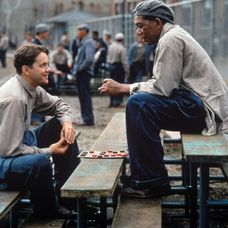 Tim Robbins a Morgan Freeman