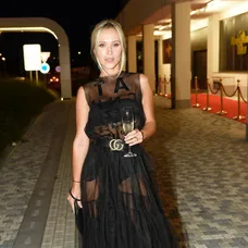 Nela Slováková na otvorení nového kasína. 