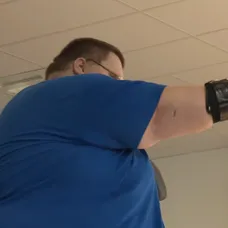 Ján Hodoň na tréningu s Marošom