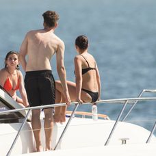 Selena Gomez na jachte v Sydney