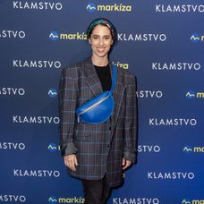 Zuzana Porubjaková na premiére seriálu Klamstvo