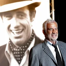 Jean-Paul Belmondo na snímke z októbra 2013