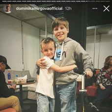 Peťko s Maroškom po skončení šou.