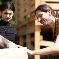 Daniel Kňažík počas nakrúcania Farmy 15