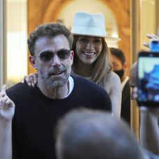 Jennifer Lopez a Ben Affleck v Miláne.