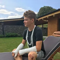 Oliver Oswald po nehode! 