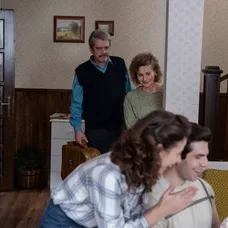 Ivo Gogál, Jana Pilzová, Adriána Brnčalová a Kristián Baran v seriáli Sľub