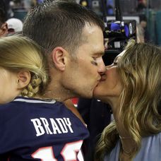 Tom Brady a jeho manželka Gisele Bundchen.