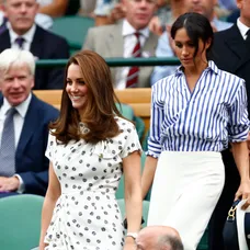 Kate Middleton (36) a Meghan Markle (36) na ženskom finále Wimbledonu.