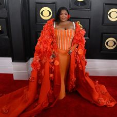 Lizzo na 65. ročníku odovzdávania hudobných cien Grammy