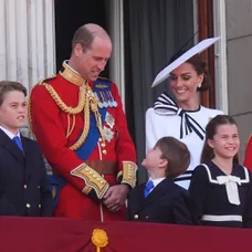 Princ a princezná z Walesu na Trooping the Colour