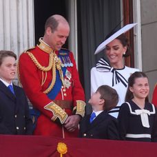 Princ a princezná z Walesu na Trooping the Colour