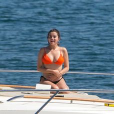 Selena Gomez na jachte v Sydney