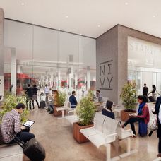 Vizualizácia interiéru novej autobusovej stanice Mlynské Nivy.