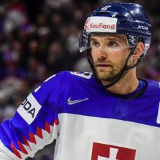 Andrej Sekera počas zápasu proti Česku.