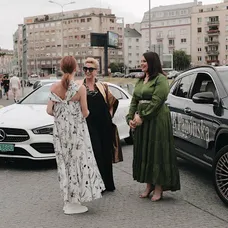 Wanda Hrycová, Petra Polnišová a Tána Pauhofová na premiére