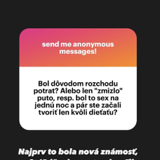 Victor Ibara prehovoril o súkromí