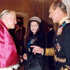 Kráľovná Alžbeta II. a princ Philip