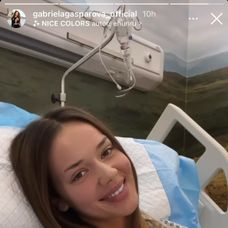 Gabriela v nemocnici