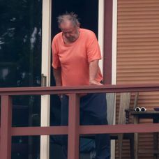 Jack Nicholson si užíva výhľad Franklin Canyon v Beverly Hills