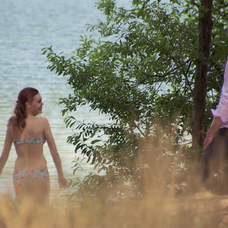 Mária Bartalos v plavkách v Kukučke