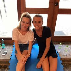 Daniela Hantuchová s Katkou Jakeš